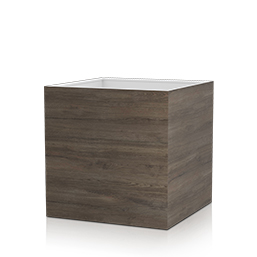 porcelain planters48 x 48 x 48 jungla teca